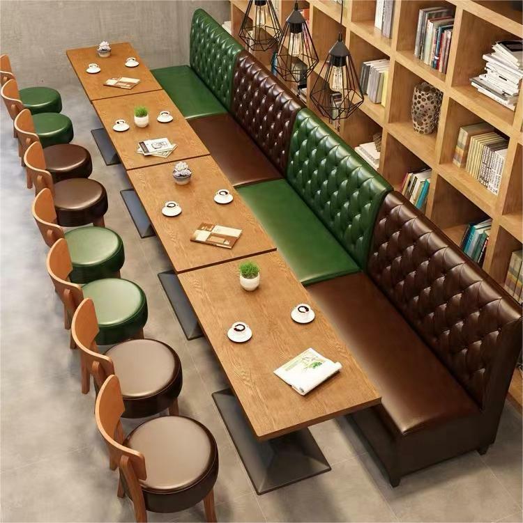 Spersonalizowana nowoczesny wysoki jakości Nordic Pu zestaw stół i krzesło do kawy biurowa restauracja skórzana kanapa