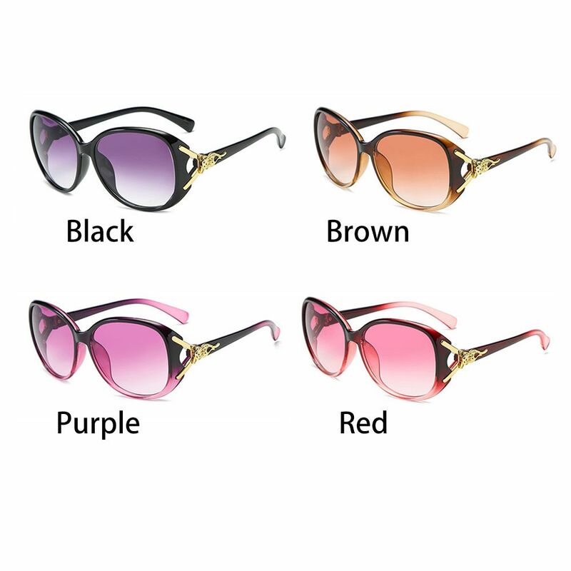 نظارات شمسية كبيرة الحجم للنساء ، نظارات إطار كبير ، حماية UV400 ، عتيقة ، مستقطبة ، ظلال عتيقة