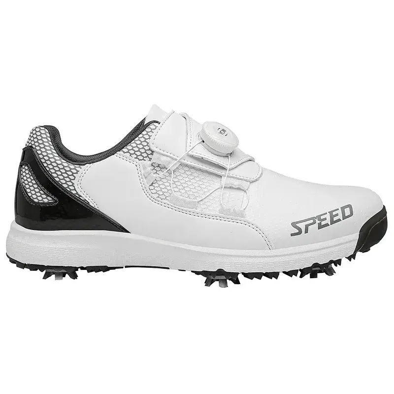 Sepatu Golf pria, sneaker kaki nyaman untuk berjalan ukuran 36-47
