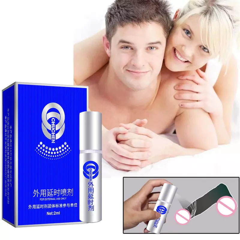 Spray de atraso sexual duradouro para homens, uso externo masculino, ejaculação anti-prematura, prolongamento do pênis, produtos para adultos