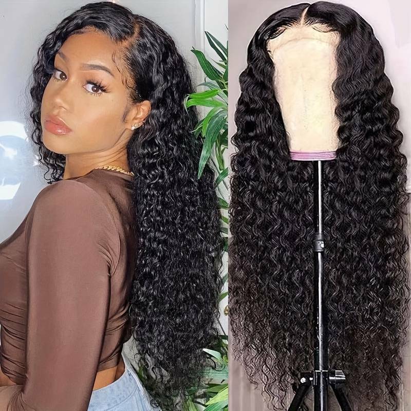 5x5 Loose Deep Wave Wigs 4x4 Hd Lace Frontal Wig For Women Choice 38 inch Pre-Plucked Water Wave Curly Lace Front Human Hair Wig
