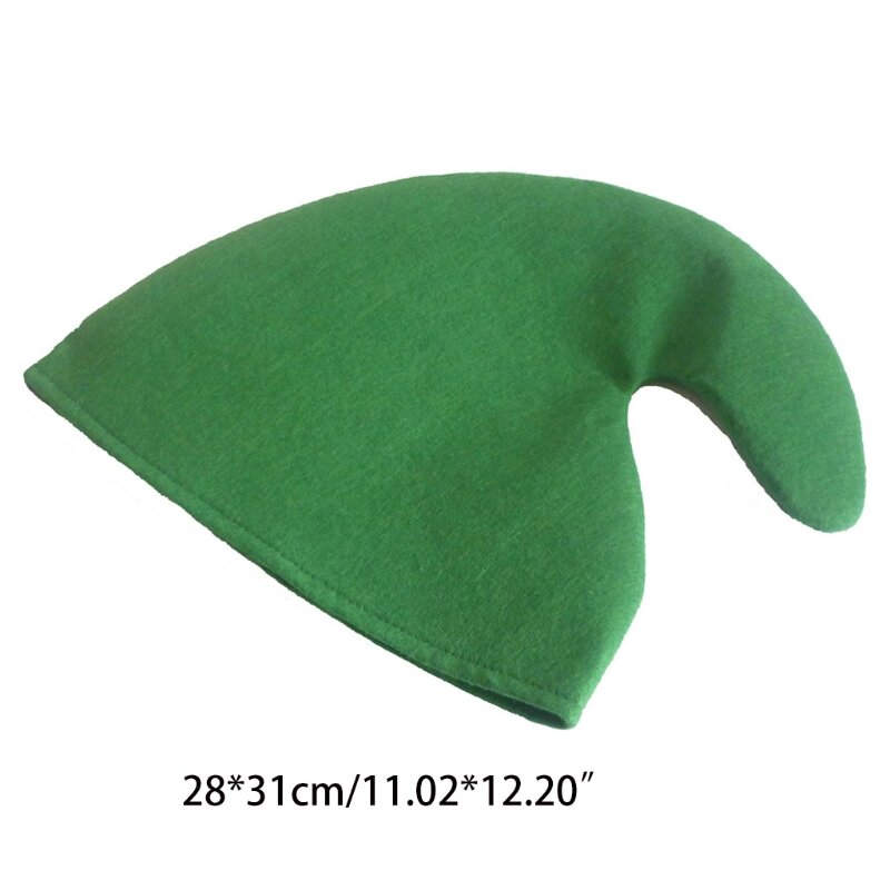 Simple Elves หมวกคริสต์มาสหมวกอุ่นเทศกาลเครื่องแต่งกายคอสเพลย์แสดง Props Multi-สีหมวก Xmas Headwear ตกแต่ง