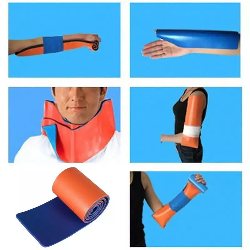 Médico laminado polímero tala bandagem rolo, primeiros socorros uso, perna apoio, pulso, fixo proteger, corrector, suprimentos de emergência