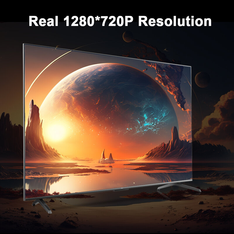 Transpeed Projector 4K Android 11 Dual Wifi6 200 Ansi Allwinner H713 Bt5.0 1080P 1280*720P Home Cinema Buiten Draagbare Projetor