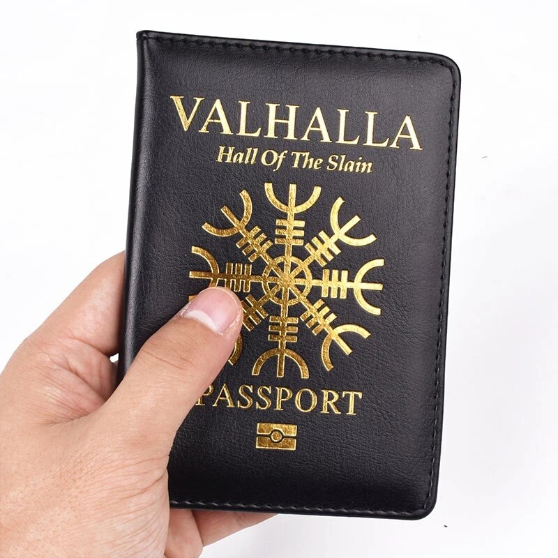 패션 애니메이션 여권 커버 남녀공용 가죽 보호 케이스, 여행 여권 카드용