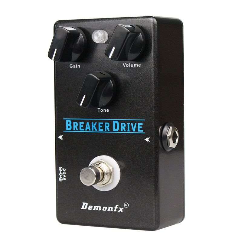 Demonfx-Dispositivo de agujero de Pedal de efecto de guitarra, dispositivo de alta calidad azul, novedad