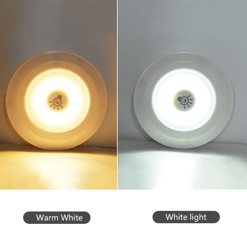 ไฟ LED ขนาดเล็ก COB สำหรับติดบันไดในห้องครัวไฟกลางคืนควบคุมระยะไกลแบบหรี่แสงได้