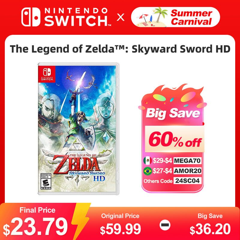 Truyền Thuyết Của Zelda Skyward Sword HD Máy Nintendo Switch Game Hành Động Phiêu Lưu Thể Loại Truyền Hình Để Bàn Cọ Chế Độ Cho Công Tắc OLED lite