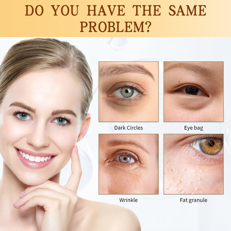 Firming Eye Cream Fade Fine Lines Reduce Eye Bags Puffiness Vitamin E Moisturizing Anti Dark Circles Wrinkles Removal Eyes Cream