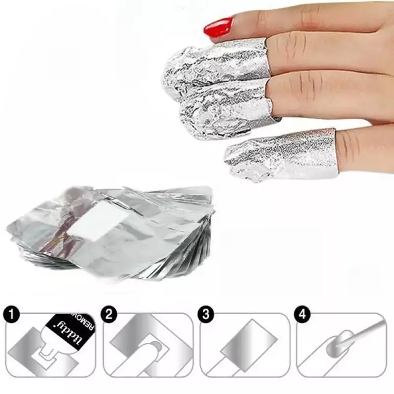 30 sztuk folia aluminiowa Remover okłady z acetonem Nail Art Soak Off żel akrylowy do paznokci polski usuwanie Salon paznokci dostaw i narzędzi