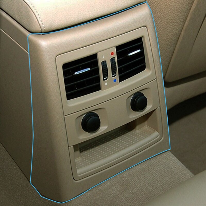 Tylna konsola środkowa odpowietrznik wylotowy świeżego powietrza osłona na maskownicę rama zewnętrzna do BMW serii 3 E90 E91 2005-2012