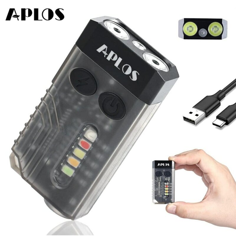 APLOS L02 EDC фонарик брелок свет 1000 люмен портативный супер яркий USB C зарядный фонарь аварийная работа кемпинг фонарь