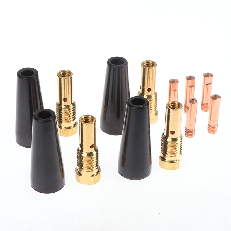 7Pcs/set Gasless Nozzle Tips For Century FC90 Flux-Cored Wire 0.8/0.9/1/1.2mm FC90 MIG Welder Welding Torch Welding Accessories