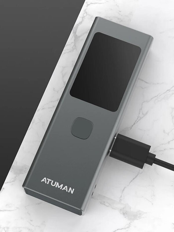 دوكا-جهاز ليزر قابل للشحن ، جهاز قياس بزاوية مسافات صغيرة ، أدوات قياس ، محمول ، قلم تحديد خطي ، ATuMan LS6 ، 40 متر