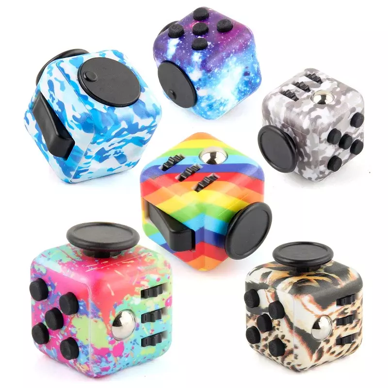 New Antistress Fidget Compression Sensory  New Novelty Magic Dice Toys for Children Adults Stress Relief Toys Kids Fidget Toys