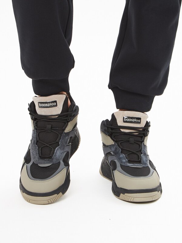 Baasploa Winter Men Leather Sneakers Casual Fashion Waterproof Sport Shoes For Man Plush Warm Male Sneakers Non-Slip Outdoor