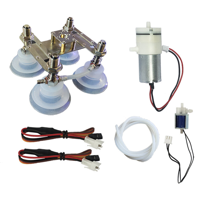 PWM Eletrônico Robotic Arm Air Pump, Ventosa, Suporte Servo, MG996, Arduino Control Board, Kits DIY Robô Programável, 2 pcs, 4pcs