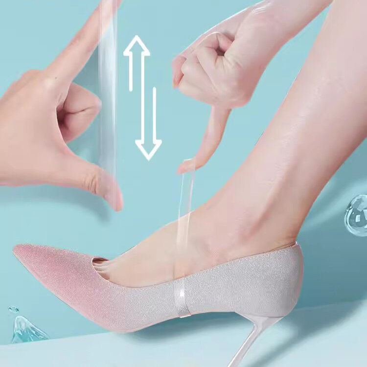 Tragbare transparente Anti-Lose-Schnürsenkel elastische Schnürsenkel Frauen High Heels Schnürsenkel Riemen Schnürsenkel mit Schuh zubehör