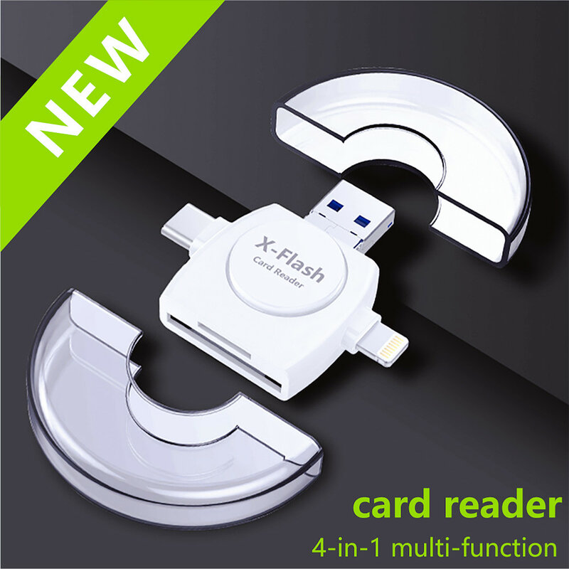 Leitor de cartão sd de memória sd micro adaptador carte sd tipo c otg memória cardreader para iphone samsung macbook