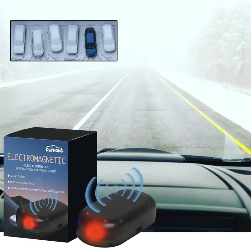 Elektro magnetische molekulare Interferenz Frostschutz mittel Schnee räum instrument Fensterglas Enteisung Anti-Eis-Instrument für Auto nach Hause