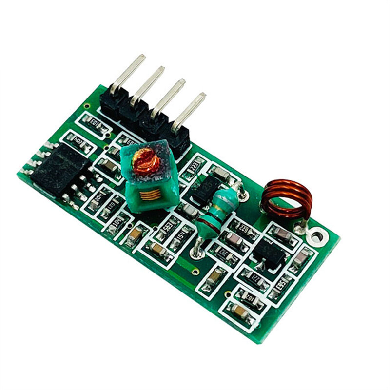 Kit de módulo transmisor y receptor inalámbrico RF de 433Mhz, Kit de bricolaje para Arduino Raspberry Pi /ARM/MCU WL, 5V DC 433MHZ