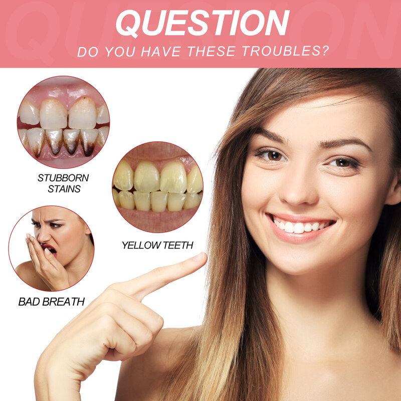 Clareamento dentífrico Dental Calculus Remover, boca remoção do odor, mau hálito, prevenção da periodontite, dentes limpos