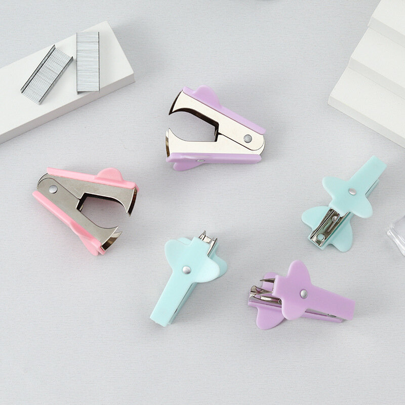 1PC Staple Remover Staples Office Supplies General Mini Stapler Removal Nail Out Extractor Puller Stationery Tools