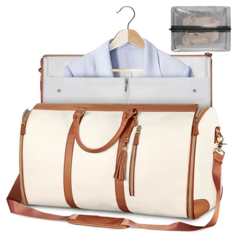 남녀공용 핸드백 짧은 여행 여행 가방, 대용량 수하물 보관 가방, 다기능 크로스 바디 방수 스포츠 피트니스 가방