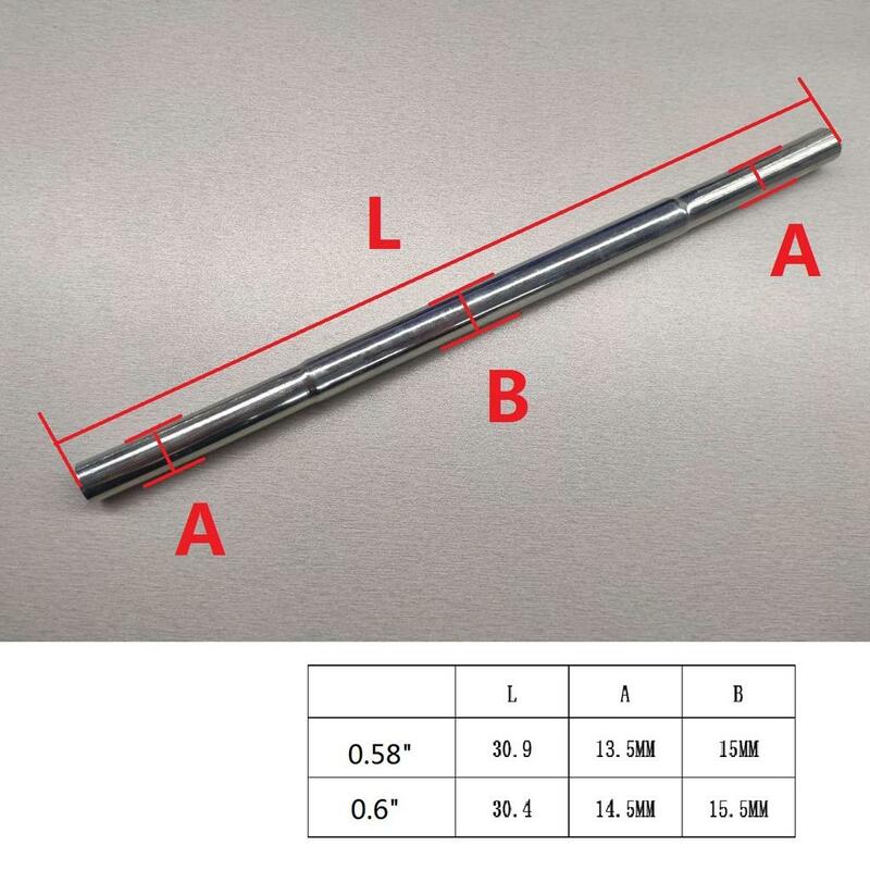 2x wysokiej wytrzymałości metalowe przedłużenie wału golfowego kij do kija golfowego dostarcza narzędzia do golfa/drewniane części do puttera