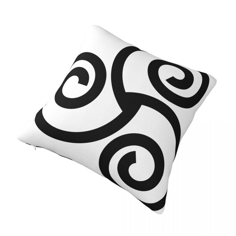 Celtic Triskelion Celts Symbols Square Pillow Case for Sofa Throw Pillow