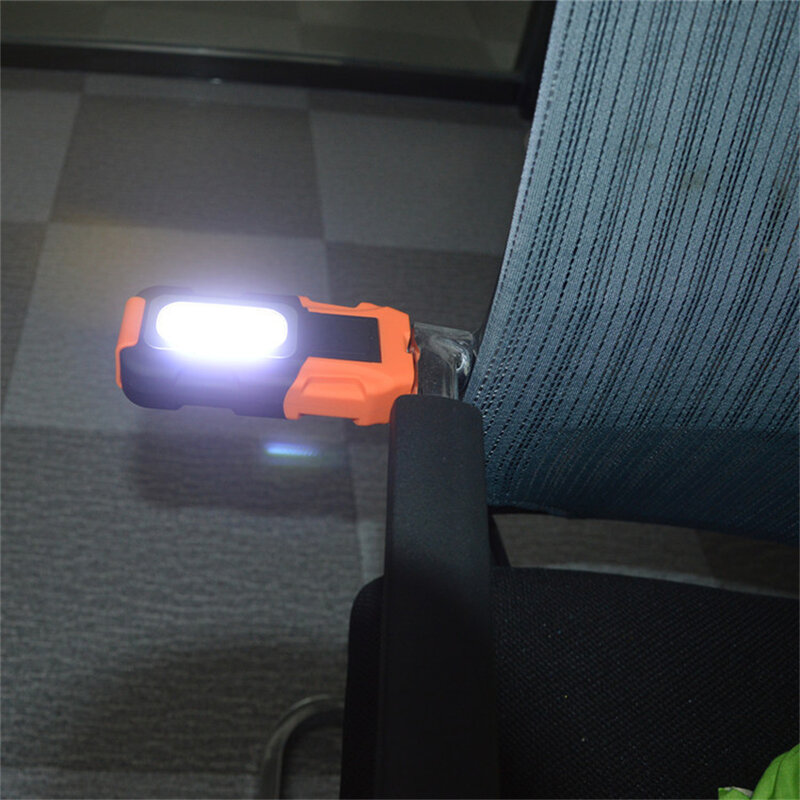 Linterna LED magnética multifuncional para mantenimiento de coche, lámpara de inspección al aire libre, varilla magnética, 2 piezas
