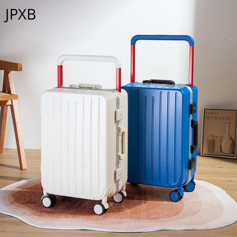Bagaż podręczny 20-calowa aluminiowa rama szeroka drążek sterowniczy 24-calowa walizka damska o dużej pojemności wytrzymały bagaż walizka o dużej pojemności