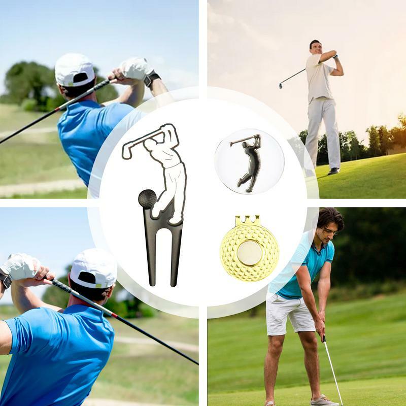 ゴルフボール,金属,緑のツール,ポータブルゴルフアクセサリー,クリエイティブゴルフボールに最適