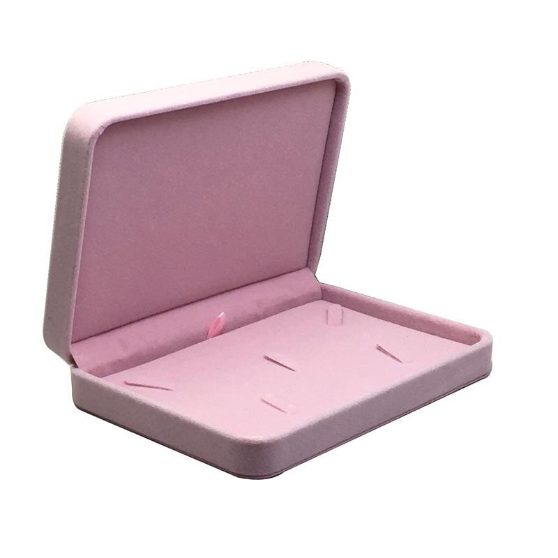Large Velvet Jewelry Set Box Wedding Ring Gift Organizer Jewelry Packaging Display Box Ring Square Box Earring Rings Packaging