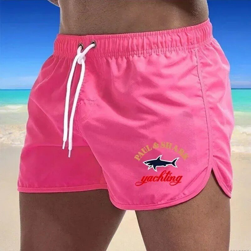 Pantalones cortos de baño estampados para hombre, shorts sexis de secado rápido, transpirables, informales, Surf, vacaciones, voleibol, playa, Verano