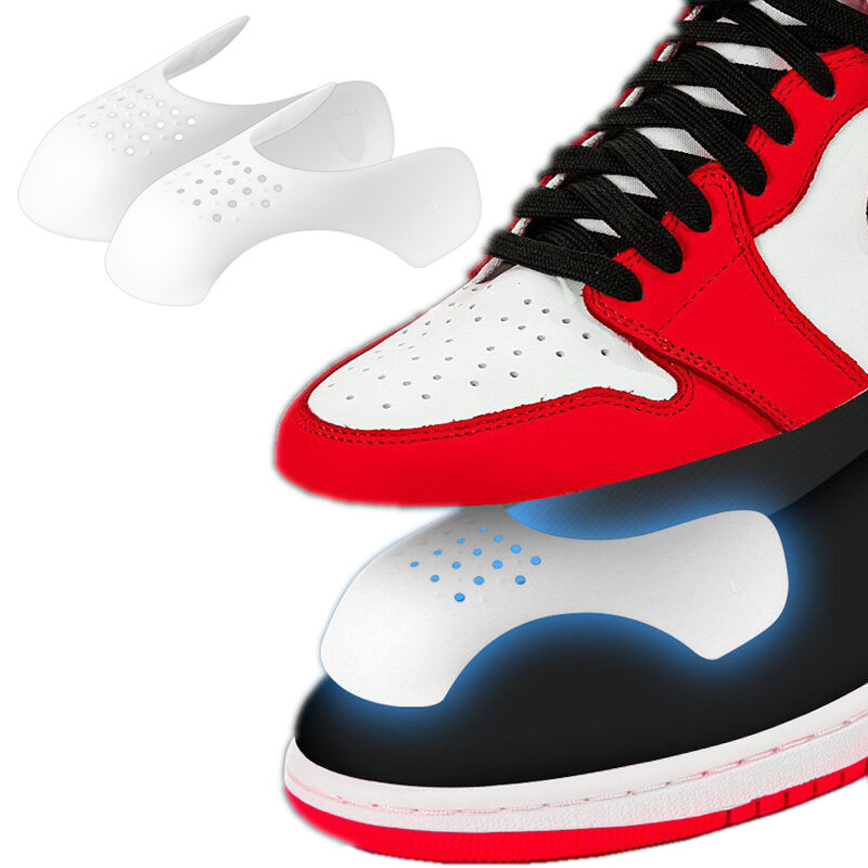 1 paio di protezioni antipiega per scarpe da ginnastica puntali protezione antipiega supporto per barella per scarpe accessori per scarpe 3 colori