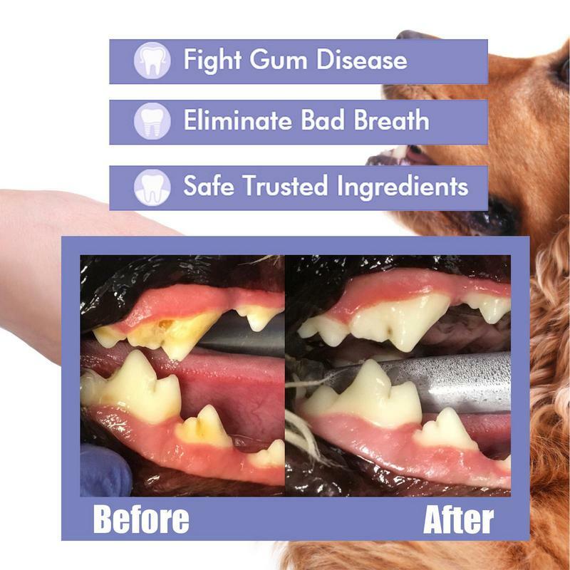 Spray per l'alito per cani alito fresco Spray dentale per cani deodorante per l'alito del cane e pulizia dei denti del cane per la cura dentale del cane 30ml cane