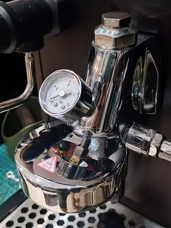رأس آلة صنع القهوة شبه الأوتوماتيكية ، مقياس ضغط المياه ، عرض الضغط ، مناسب لـ E61 ، صنع في الصين