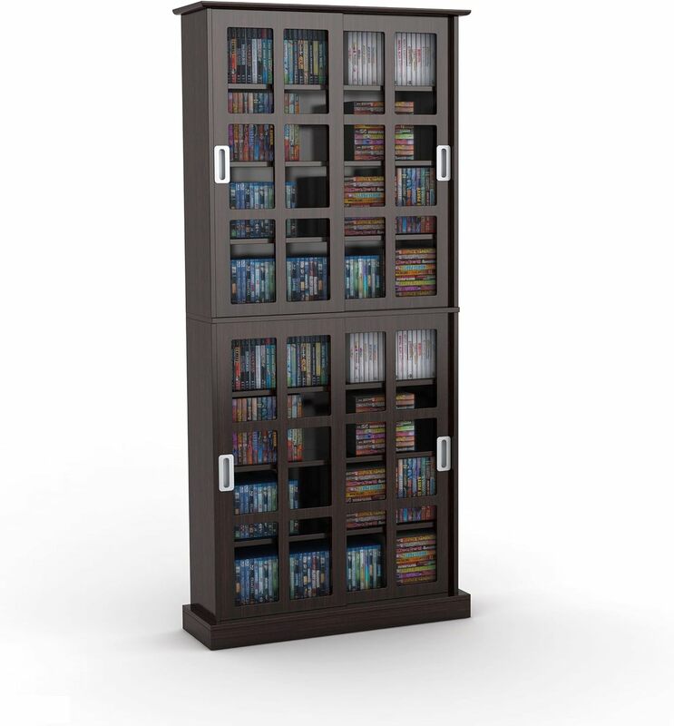 МЕДИА/шкаф для хранения Windows-раздвижные двери с закаленным стеклом, хранение оптических носителей, таких как диски CD/DVD/BD/Game
