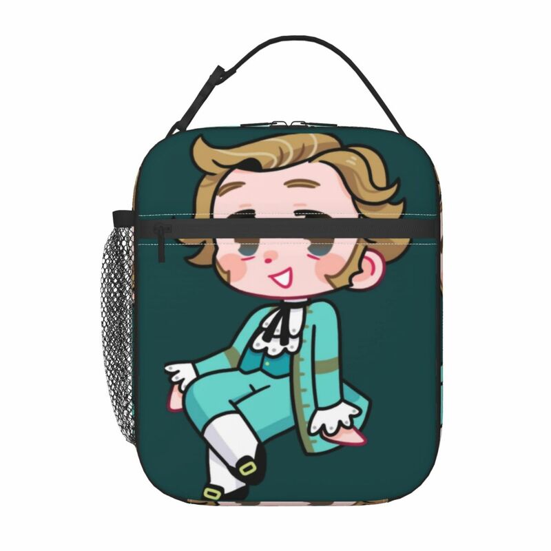 Isolados Lunch Bag com Zipper, elegante malha Bag, customizável, Travel Bag, Stede 1