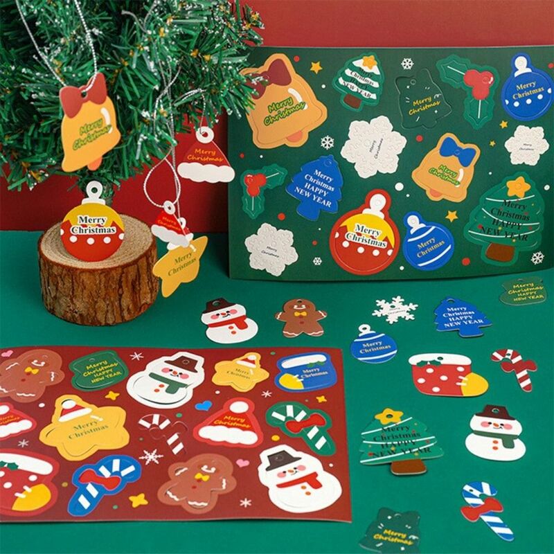 Party Weihnachts baum Display Fenster hängen Segen Karten Weihnachts dekoration Anhänger Ornament hängen Nachricht Etikett Tags
