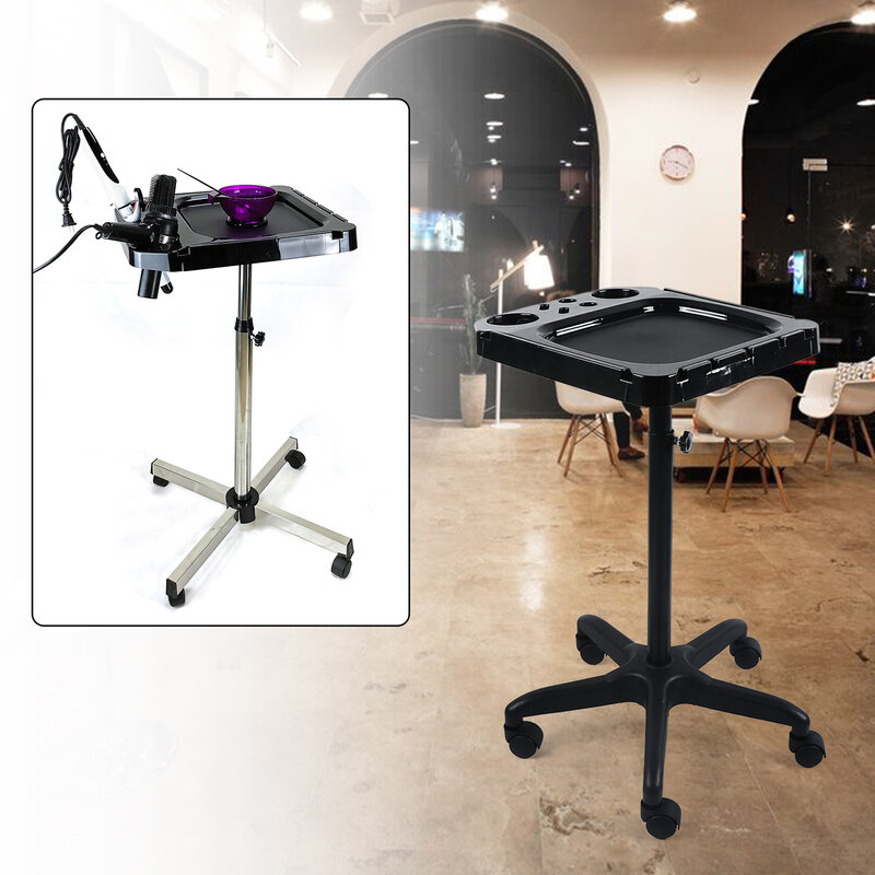 Mobile Salon Hairdresser Barber Storage Trolley Tray Stand Beauty Spa Dolly Cart USA Beauty Spa Cart