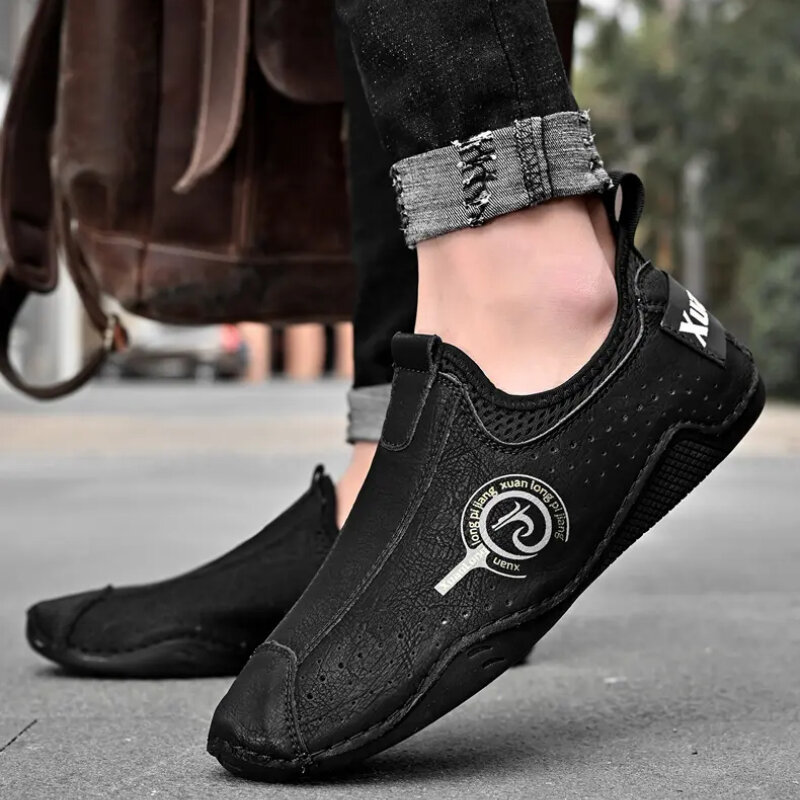 Sneakers da uomo primavera autunno leggero antiscivolo confortevole suola spessa calzature Plus Size fuori Casual scarpe da passeggio antiscivolo