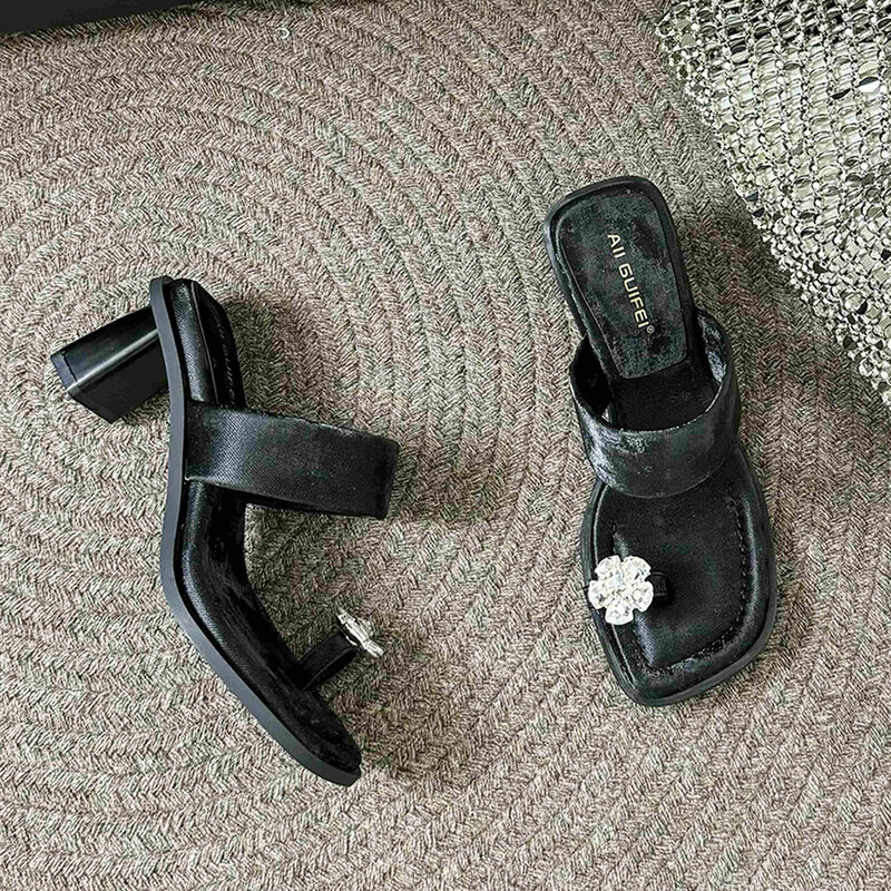 Sandali scorrevoli da donna Slip On sandali piatti infradito sandali infradito sandali estivi Casual