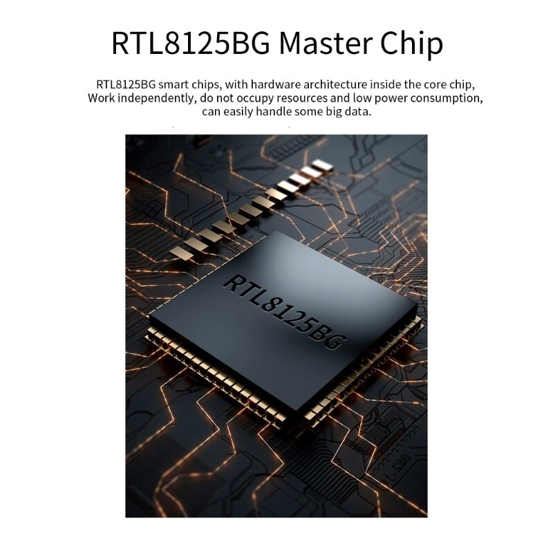 Servidor PC H4GA Tarjeta de red PCIE RTL8125B 2.5Gigabit Ethernet 10/100/1000M/2.5Gbps