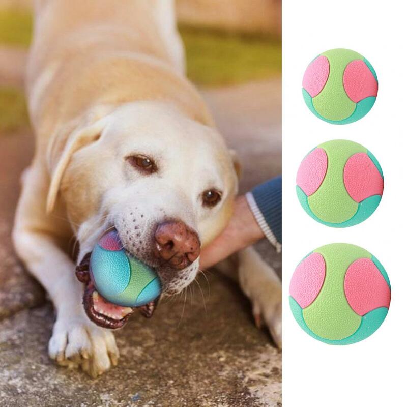 Flexible Dog Ball for Gum Massage Dog Ball Toy for Training Teething High Bite Resistant Puppy Chew for Grinding for Grinding