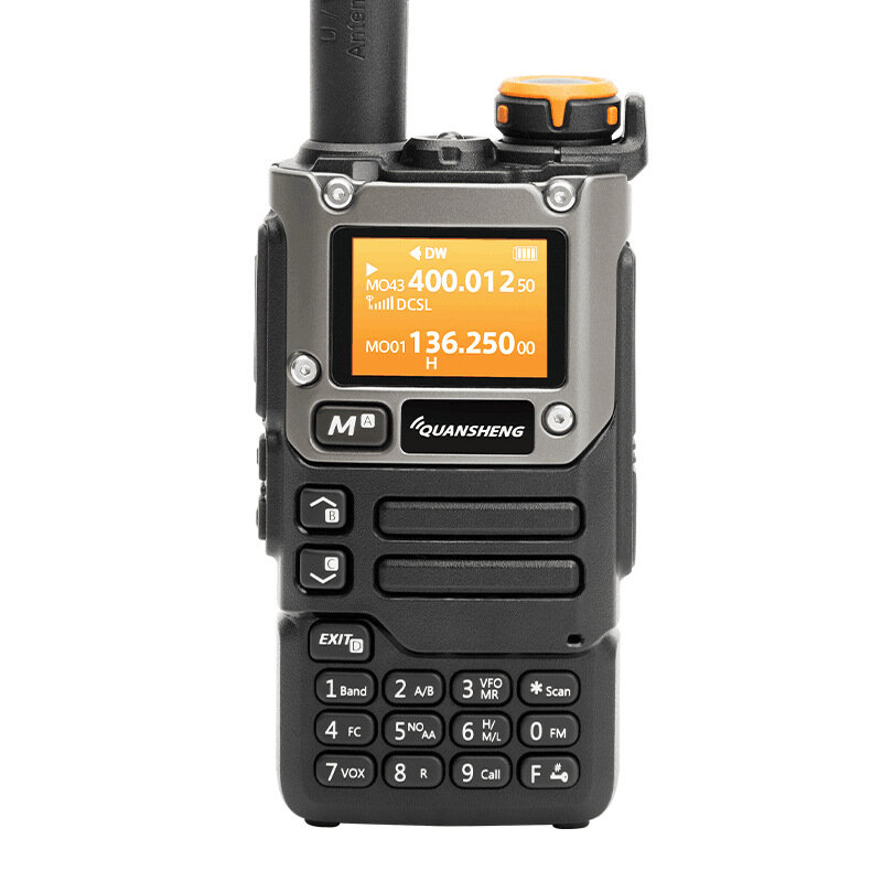 Quansheng UV-K6 Walkie Talkie 5W Air Band Radio Tyep C Charge UHF VHF DTMF FM Scrambler NOAA Беспроводная Частота двухсторонняя CB Radio