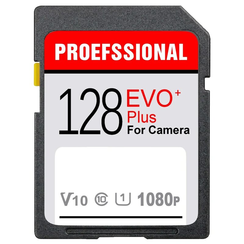Carte mémoire EVO Plus 16 go 32 go 64 go 128 go 256 go C10 UHS-I, carte SD pour caméra vidéo 4K et FHD