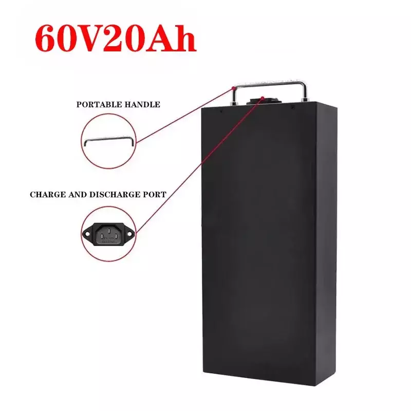 60V40Ah 16S Harley battery 18650 power battery pack suitable for motors below 1800W, EU, USA tax-free