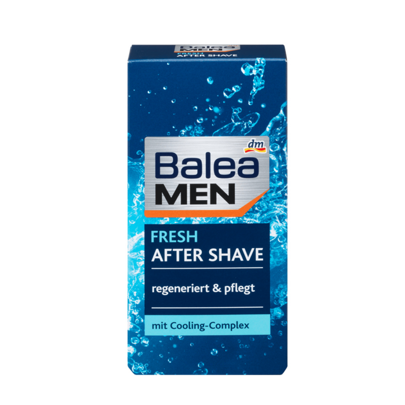 Germany Balea Men Fresh After Shave Water Toner 100ml Moisturizing Shrinking Pore Promote Skin Regeneration Nourishing Skin Care